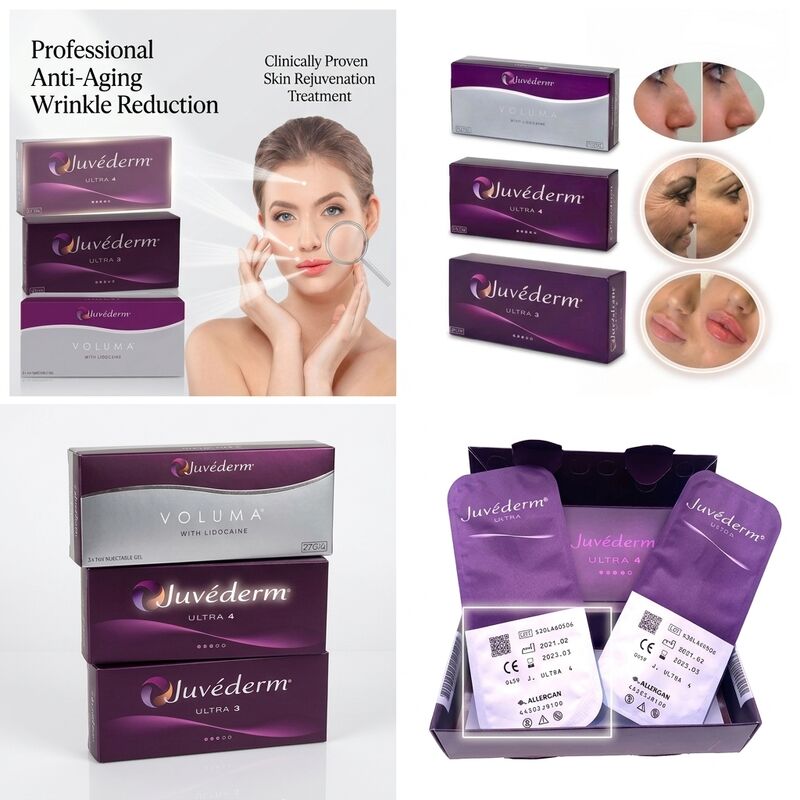 Juvederm Ultra 3 Wypełniacz Fałdów Nosowo-Wargowych Kwas Hialuronowy Wypełniacz Skórny Wygładzający Linię Uśmiechu 24mg/ml