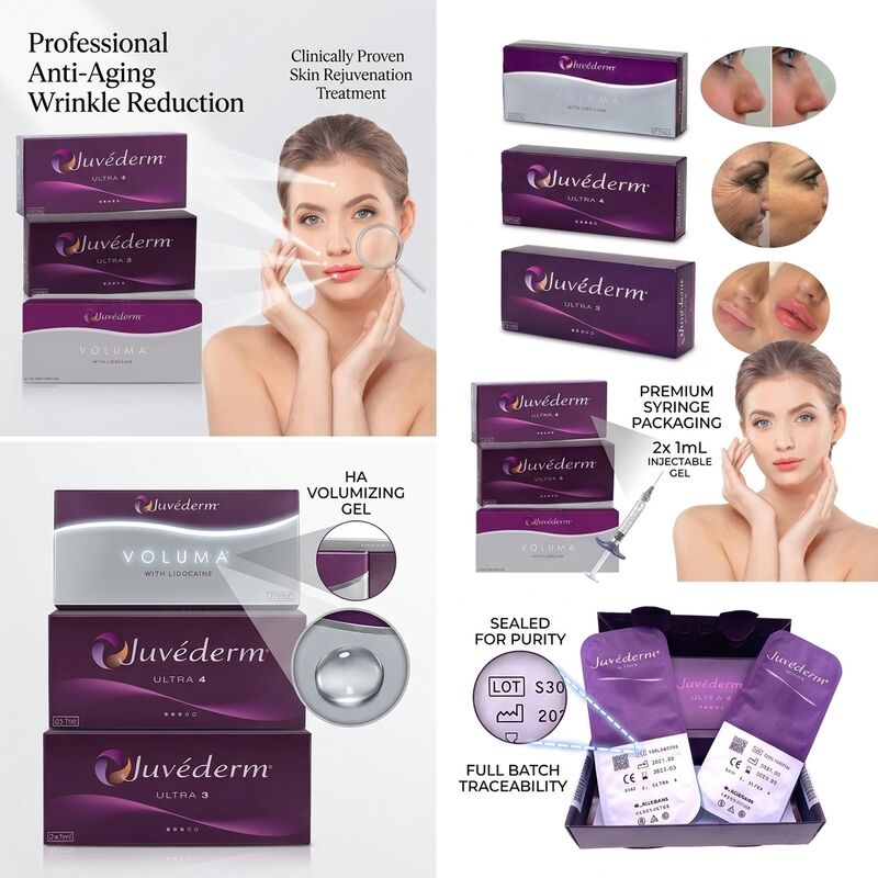 Juvederm Voluma Cheek Filler Cross-Linked Hyaluronic Acid Dermal Filler do podnoszenia objętości środka twarzy