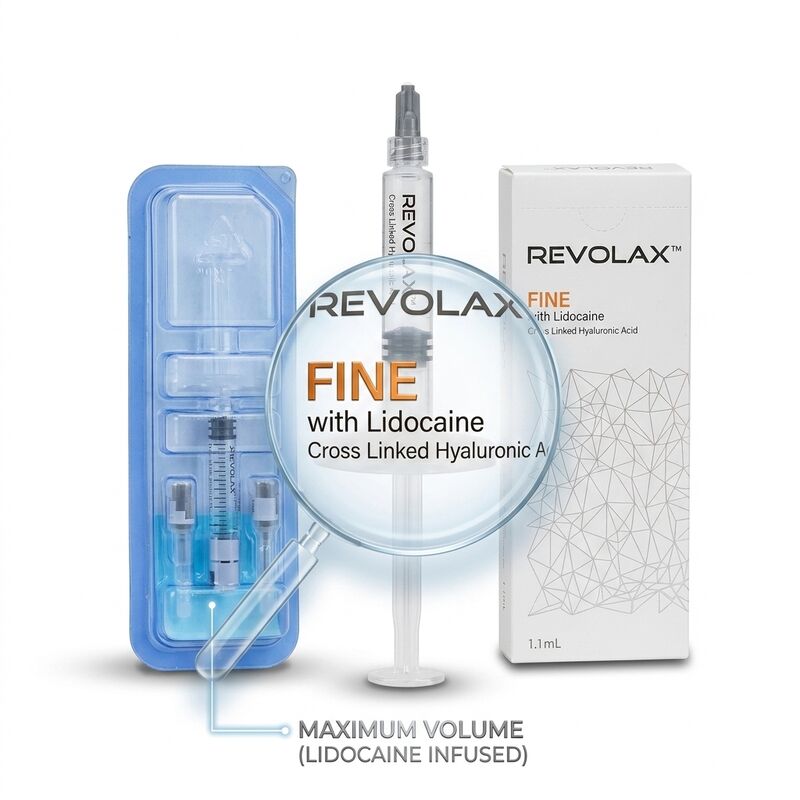Revolax Sub-Q Filler dla wypełniania szczęki Monofazyczny Filler skórny z kwasem hialuronowym 1,1 ml do konturowania szczęki
